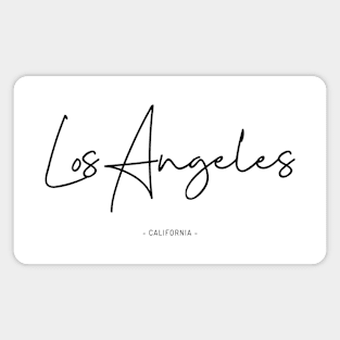 Los Angeles, California Design (BLACK PRINT) Magnet